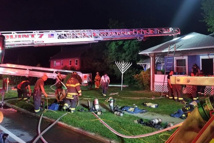 UD chabad 1 The aftermath of the UD Chabad House fire
